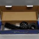 Bluesea 7 Pieces 30 Feet Dryer Vent Cleaner Kit, Reinforced Nylon Dryer Vent Cleaning Kit, Durable Dryer Vent Brush Vacuum Attachment with Flexible Lint Trap Brush, Vacuum & Dryer Adapters 