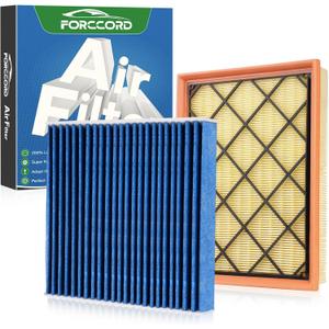 Cabin & Engine Air Filter Fits for Escape 2020-2026 1.5L/2.0L (Not Hybrid); Bronco Sport 2021-2026 1.5L/2.0L; Maverick 2022-2026 2.0L (Not Hybrid) Air Filter Replace#CF12772 JX6Z9601A