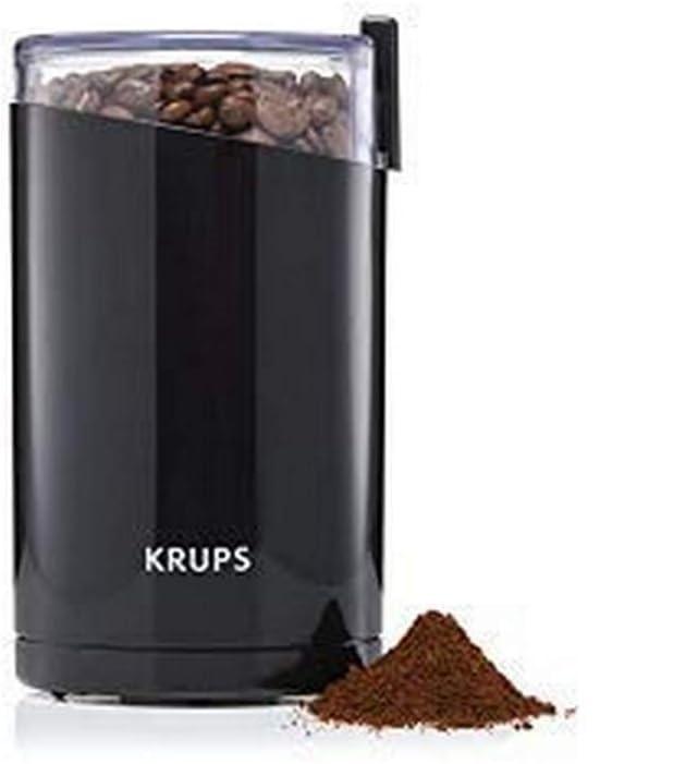 KRUPS 1500813248 203 Electric Spice and Coffee Grinder with Stainless Steel Blades AND KM202850 Simply Brew Compact Filter Drip Coffee Maker