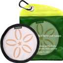 Beach Sand Remover Pouch Sand Eraser Wipe - 2026 Summer Vacation Essentials Family Towels Bahamas Trip Must Haves Hawaii Honeymoon Accessories for Kids Adult-Brown