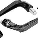 Aramox Universal 7/8" Motorcycle Hand Guards, Aluminum Alloy Handlebar Brake & Clutch Protector for Dirt Bike, ATV, Pit Bike, CRF KLX KX (Black)