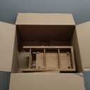 Cupcake Stand, 3 Tier Wood Cupcake Display Stand with Swing, Dessert Table Display Set with Serving Tray for Dessert Display for Party, Wedding, Farmhouse Decor (Brown)