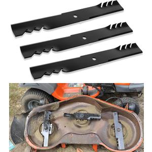3 Heavy Duty G3 Gator Blades 20-1/2" Length 60 Decks for Select Hustler Tractors and Riding Lawn Mowers 794230 793935 794214 600901 603992X 793794 793794X
