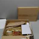 TUTOTAK Bar Cart, Serving Cart for Home, Drink Cart, Mobile Kitchen Shelf with Wine Rack and Glass Holder, Rolling Beverage Cart, Gold BC01BB031