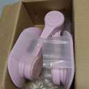 Thigh Trainer, 360Adjustable Pelvic Floor Muscle Trainer with LED Display, Inner Thigh Exerciser with 20LB Resistance Band for Women, Home Fitness Equipment for Hip, Leg, Arm (Pink)