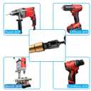 8Pcs Swage Tool HVAC Repairing Set with Bit Holder, Air Conditioner Copper Tube Expander Swaging Tool Drill Bit, 5 in 1 Copper Pipe Expander Swaging Drill Set 1/4'', 3/8'',1/2'',5/8'',3/4'' Bits