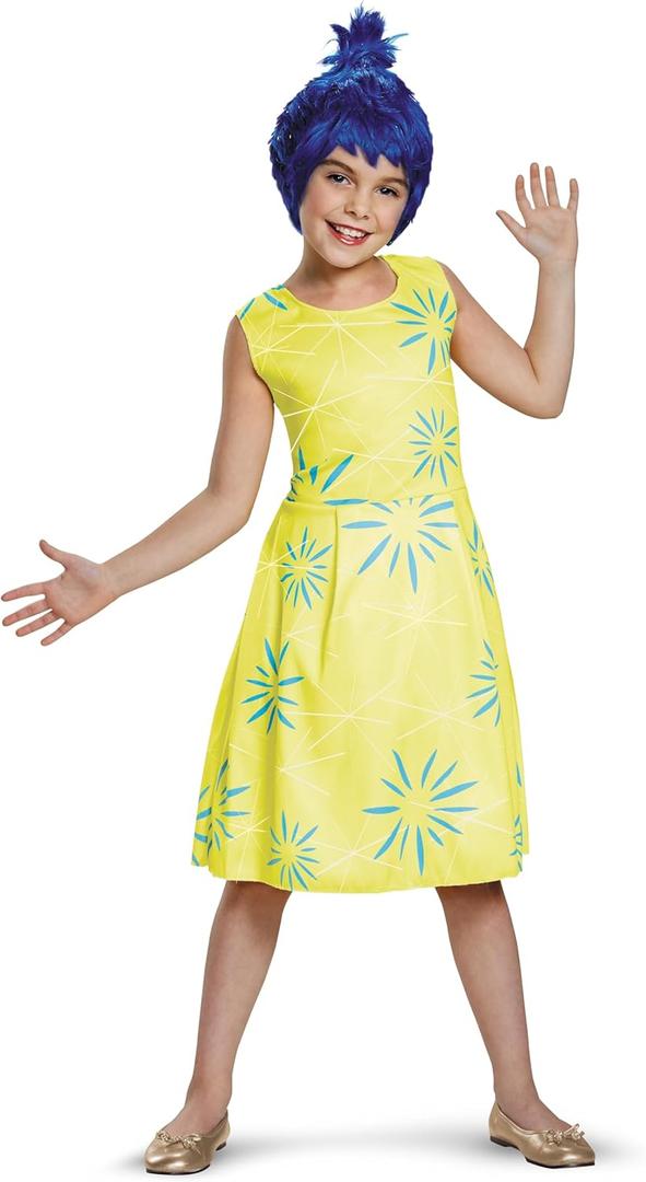 Disguise Girls Inside Out Character 3 Classic CostumeCostume (Large (10-12), One Color)