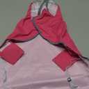 Lukovee Dog Raincoat, Adjustable Dog Rain Jacket with Clear Hooded Double Layer for Large Medium Small Dogs Puppies, Waterproof Rain Coat Poncho with Reflective Storage Pocket & Rim (FU, M)