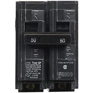 Siemens Q250 50 Amp Double Pole Circuit Breaker