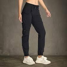 smawell Women's Hiking Cargo Pants with Pockets Lightweight Quick Dry Joggers Travel Camping Outdoor Pants Small