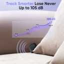 Air Tracker Tags-4 Pack: Bluetooth Tracker Work with Find (iOS only), Smart Tag Keys Finder Tracking Tags and Item Locator for Luggage Tracker, Bags, Wallet, Travel
