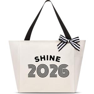 Vavabox 40th Birthday Gifts Women, Unique 40 Years Old Tote Bag, Vintage 1986 Handbag Gifts for Women Mom Wife Friend