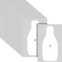 Leyndo Paper Shooting Targets Large Paper Rifle Targets Center Mass Silhouette for Range Shooting Training Qualification for Gun Pistol Rifle Practice