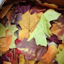 Fovths 4 Pack Maple Leaves Garland 5.8ft/Pc Artificial Fall Decorations Colorful Autumn Hanging Vine for Thanksgiving Halloween Fireplace Indoor Outdoor Decor