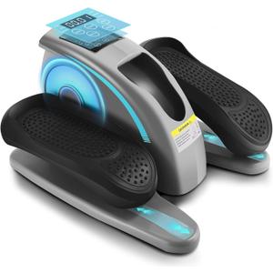 ANCHEER Under Desk Elliptical Machine, Electric Seated Pedal Exerciser, Mini Elliptical Machines, LCD Display Monitor, Portable Quiet Elliptical Machine, Leg Exerciser for Home