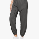 Women's High Waist Baggy Sweatpants Lounge Drawstring Workout Pants with Pockets Sweats for Women Running Joggers Size M