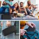 KCKTR Nintendo Switch 2 Carrying Case (2025), Hard Shell Protective Travel Portable Pouch Holds 24 game cartridges, with Game Card Slots & Inner Pocket for Accessories, Black