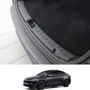 Rear Bumper Guard for Tesla Model Y Juniper 2025 2026 Accessories Rear Trunk Bumper Guard Sill Cover Protector TPE Material Not fit 2026 Standard