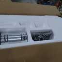 IKTCH 30 inch Black Wall Mount Range Hood, 900 CFM Ducted/Ductless Stainless Steel Vent Hood with Gesture Sensing & Touch Control Switch Panel, 2 Pcs Adjustable Lights