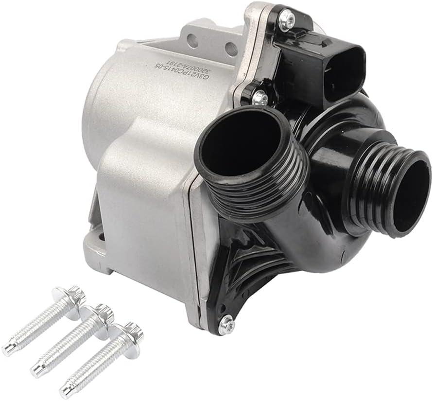 Electric Engine Water Pump w/Bolts 11517632426 Replacement for BM-W E60 E61 E82 E88 E90 F01 640i 535i 740i 740Li 135i 335i 335is 335xi 535xi 135is X1 X3 X4 X5 X6 Z4 3.0L L6#11517586929 A2C59514607