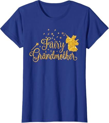 Fairy Grandmother Fairytales Grandma Granny Ever Mothers Day T-Shirt (X-Small, Royal Blue)