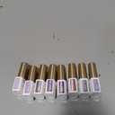 GAOY Purple Gel Nail Polish Set, 6 Colors Glitter Spakle Soak Off UV Light Cure Gel Polish Kit for Salon and Nail Art DIY at Home