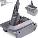 for Dyson V7 Battery Adapter for Milwaukee M18 18V Battery Convert to for Dyson V7 SV11 Animal Cordless Stick Vacuum Cleaner Handheld Vacuum Converter (MIL18V7 Adapter only, No Battery)