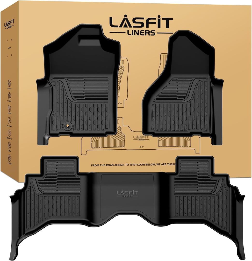 LASFIT Floor Mats for RAM 1500 2002-2008/2500/3500 2003-2009 Quad Cab