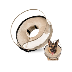 BARKLESS Dog Cone, Inflatable Dog Cone After Surgery for Small Medium Large Breeds, Soft Surgery Collar with Enhanced Anti-Licking Guard Shield for Pets, Protective Donut Collar