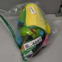 Tummy Time Mirror & Play Mat & Pillow 3-in-1, High Contrast Black and White Baby Toys, Activity Mat for Early Education, Newborn Infant Tummy Time Toy Set for 0 3 6 12 Month Crinkle/Squeake