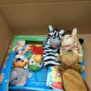 Melissa & Doug Safari Buddies Hand Puppets, Set of 6 (Elephant, Tiger, Parrot, Giraffe, Monkey, Zebra) Soft, Plush Puppet, Stuffed Animals, Pretend Play Toddler Toys for Girls & Boys 2+
