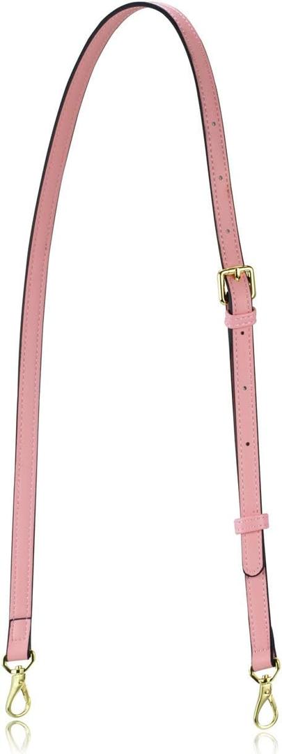 Allzedream Leather Purse Strap Replacement Crossbody Handbag Long Adjustable (Pink)