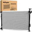 Nilight Radiator for Hyundai Santa Fe 2010 2011 2012 2013 2014 2015 2016 2017 2018, Santa Fe XL 2013-2019, Kia Sorento 2011-2015 2.4L 3.3L 3.5L