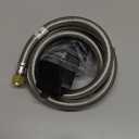 Upgraded 6 Feet High Pressure Braided Propane Hose Extension with Conversion Coupling 3/8" Flare to 1/2" Female NPT, 1/4" Male NPT, 3/8" Male Flare for BBQ Grill, Fire Pit, Heater