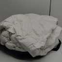 Serta Goose Feather Down Fiber Cotton Comforter Queen Size - 100% Cotton Duvet Insert - Hotel Luxury Hypoallergenic Bedding Comforter All Season Medium Warmth 90 x 90 Inch White