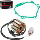 2D1-81410-10-00 Magneto Stator And Gasket For YAMAHA YZF-R1 R1 FZ1 FZ8 FZS1 2004-2016 2D1-15451-10-00 5VY-15451-10-00 5VY-15451-00-00