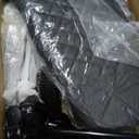 Ergonomic Cross Legged Office Chair with Wheels - Adjustable Height for Meditation, ADHD Desk & Yoga - Wide Criss Cross Design with Lumbar Support, Kneeling Chair - Black