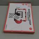 TEMI Indoor Basketball Hoop for Kids, Door Room Basketball Hoop,Mini Basketball Hoop with 4 Balls, Basketball Toys for 3 4 5 6 7 8 9 10 11 12 Year Old Boys