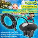 Replacement for Jandy Zodiac R0693900 TruClear Salt Cell Assembly for All Jandy Pro Series TruClear Chlorine Generating System TRUCLEAR11K & TRUCLEAR11KU Pools up to 35,000 Gallons Upgraded Black