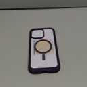 Miracase Magnetic for iPhone 14 Pro Max Case 6.7 inch, (Compatible with MagSafe) Upgrade Full-Body Clear Phone Bumper Case with Built-in 9H Tempered Glass Screen Protector, Magnetic Purple