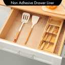 Shelf and Drawer Liners for Kitchen, Non Adhesive Cabinet Liner, 23.6"W x 118"L