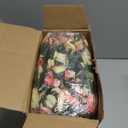 12 Pcs 100 ft Flower Garland Artificial Rose Vine with Green Leaves Hanging Artificial Flower Vines Ivy Garlands Wall Garden Decor for Room Wedding Birthday Arch Decor(Champagne)