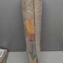 LUMI Spring Floral Door Mat, Low Profile Thin Mesh Doormats, Dirt Trapper Stain Resistant Welcome Mats, Waterproof Outside Mat for Home Decor, 32"x47", Beige