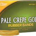 Alliance Rubber 20335 Pale Crepe Gold Rubber Bands Size #33, 1 lb Box Contains Approx. 970 Bands (3 1/2" x 1/8", Golden Crepe)