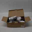 BRIGHTDECK Solar Halloween Ghost Pathway Lights, 10 Pack Ghost Stake Lights with Pumpkin Design, Durable Waterproof Outdoor Halloween Decoration for Garden, Walkway, and Yard (Cold White)