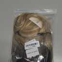 Long Layered Blonde Wigs for Women Synthetic Hair Wig with Bangs Natural Wavy Heat Resistant Wigs for Daily Party Use