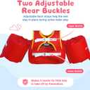 Dark Lightning Toddler Swim Vest for Kids Ages 2-7, Kids Floaties with Arm Wings, USCG Approved Pool Swim Vest for Boys Girls, 33-55 lbs (Fish) One Size