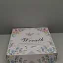 26'' Large Wreaths for Front Door Year Round, Spring Summer Artificial Green Eucalyptus Wreath with Buffalo Burlap Bow, Farmhouse Home Decor for Window Porch Holiday Housewarming