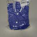 Yousie Girls Kids Varsity Jacket Fleece Lightweight Jacket with Pockets 7-14 Years (Blue)