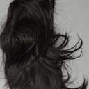 7JHH WIGS Black Wigs with Bangs Synthetic Dark Brown Wig Long Straight Wig for Women Party and cosplay wig (23" Natural Black NEW